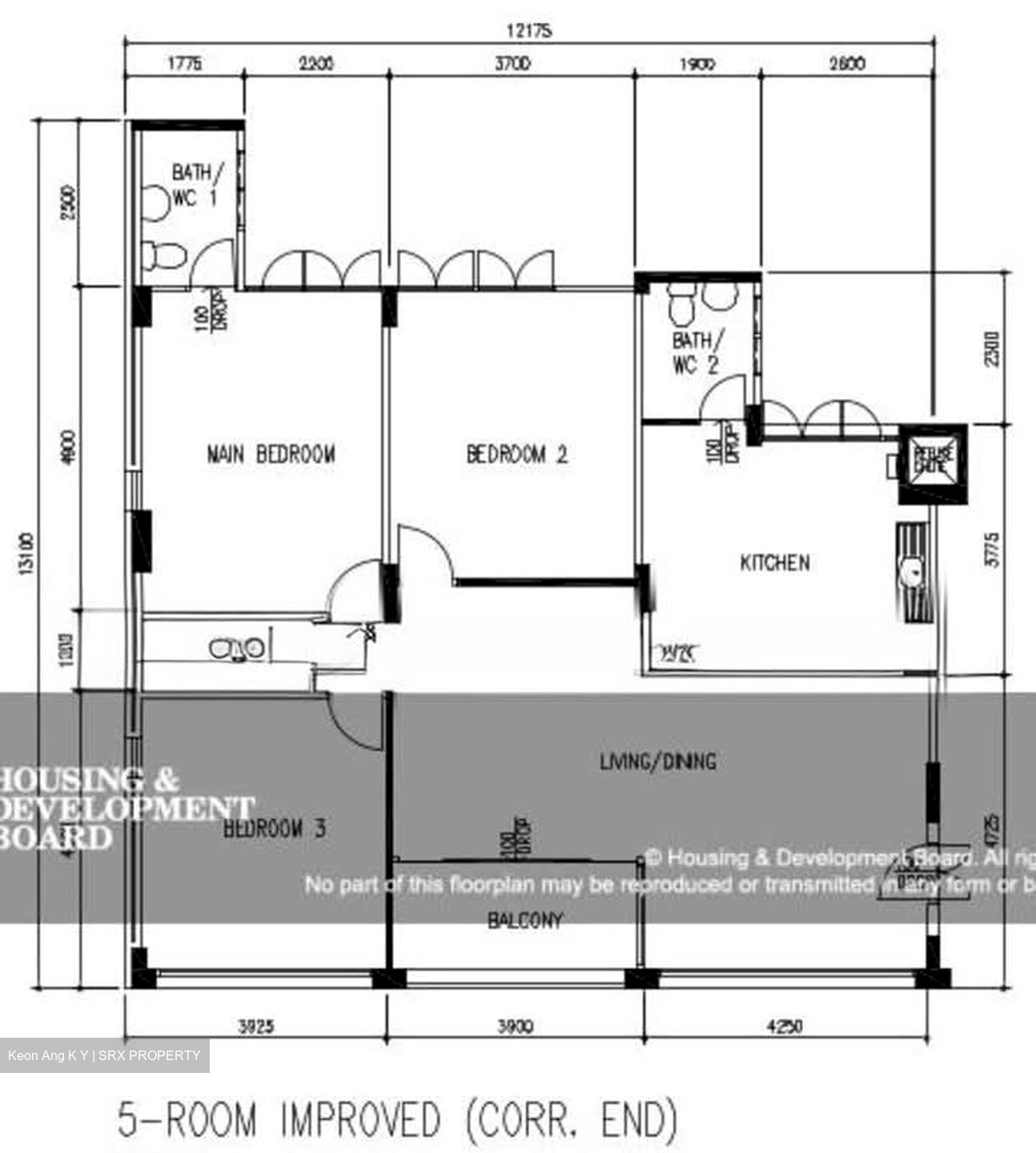 Blk 151 Simei Street 1 (Tampines), HDB 5 Rooms #560182741